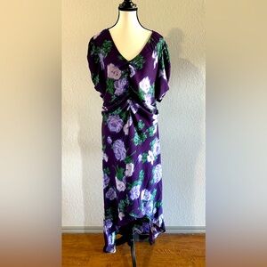 Purple Floral Dress